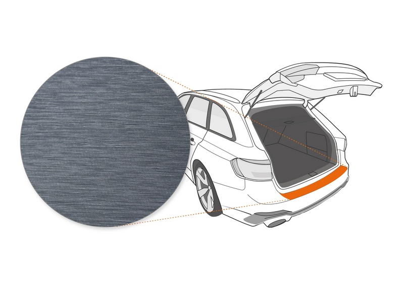 Ladekantenschutzfolie › Anthrazit Gebürstet Matt | 150 µm stark | Chrysler PT Cruiser ab BJ 2006 ab Faceliftmodell Ladekantenschutzfolie › Anthrazit Gebürstet Matt | 150 µm stark | Chrysler PT Cruiser ab BJ 2006 ab Faceliftmodell