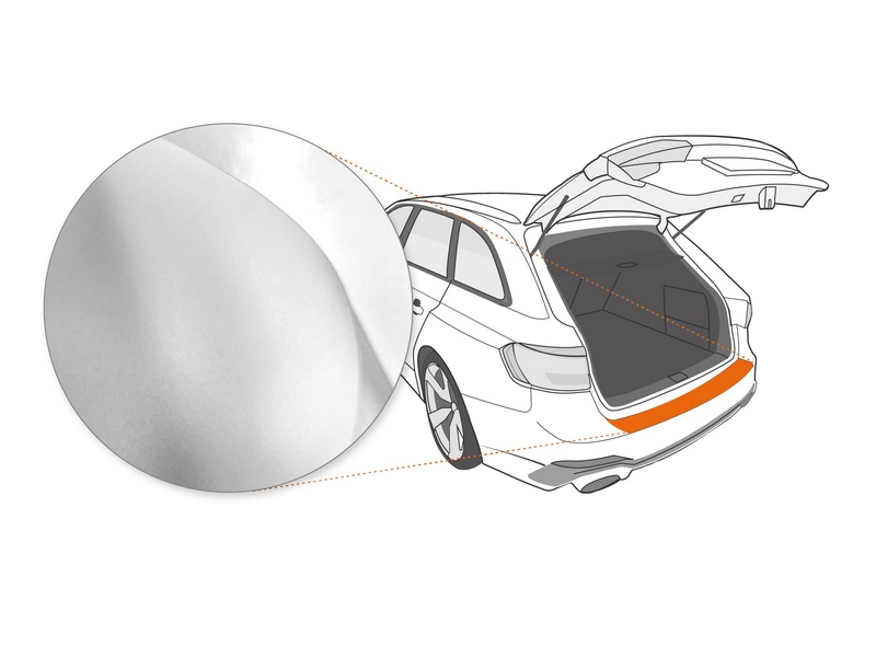 Ladekantenschutzfolie › Transparent Glatt MATT | 110 µm stark | Audi A7 Sportback Typ C7 BJ 07/2010-02/2018