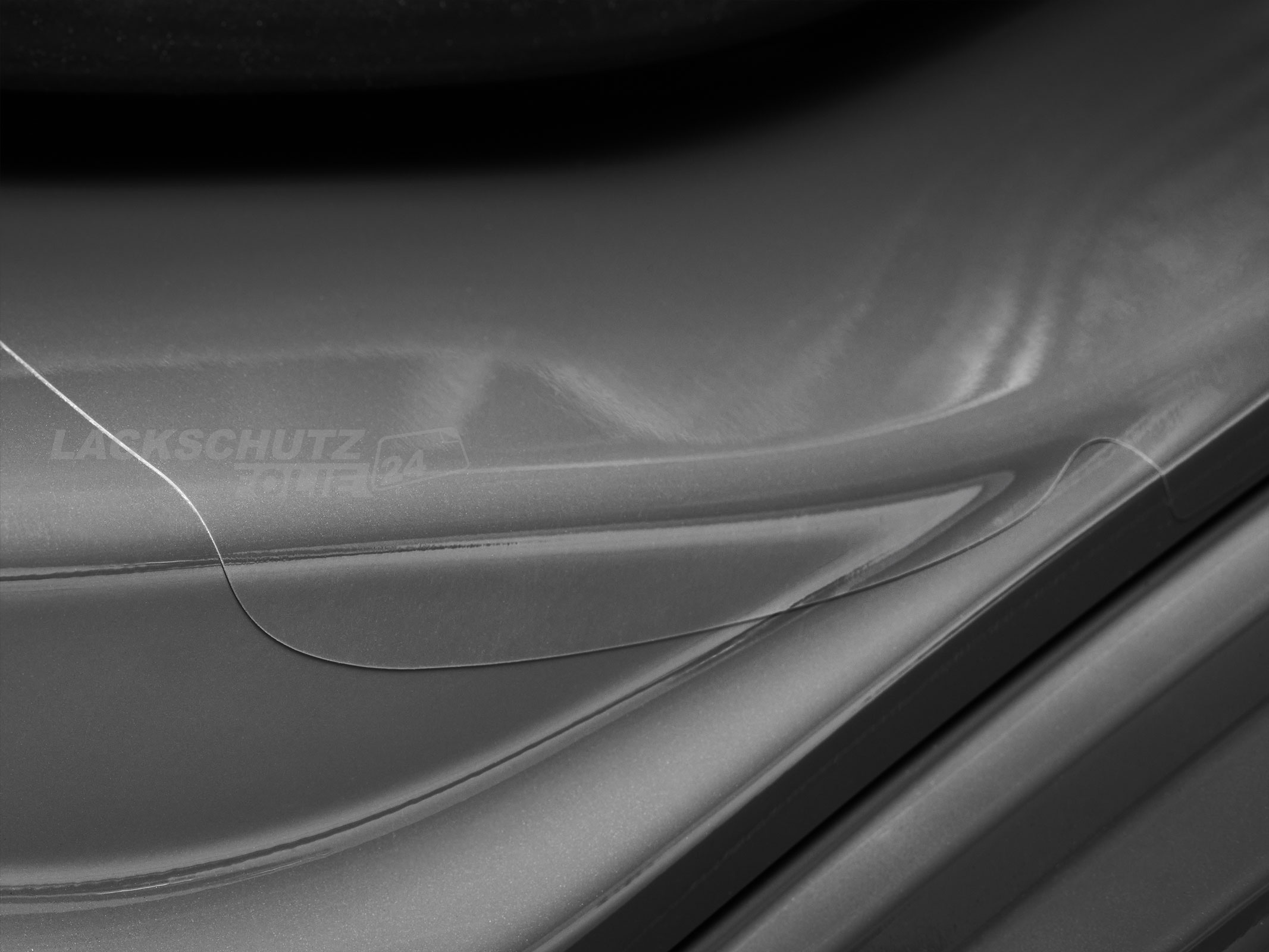 Einstiegsleistenschutzfolie für Mercedes-Benz CLS Shooting Brake (Kombi) Typ X218, ab BJ 08/2012