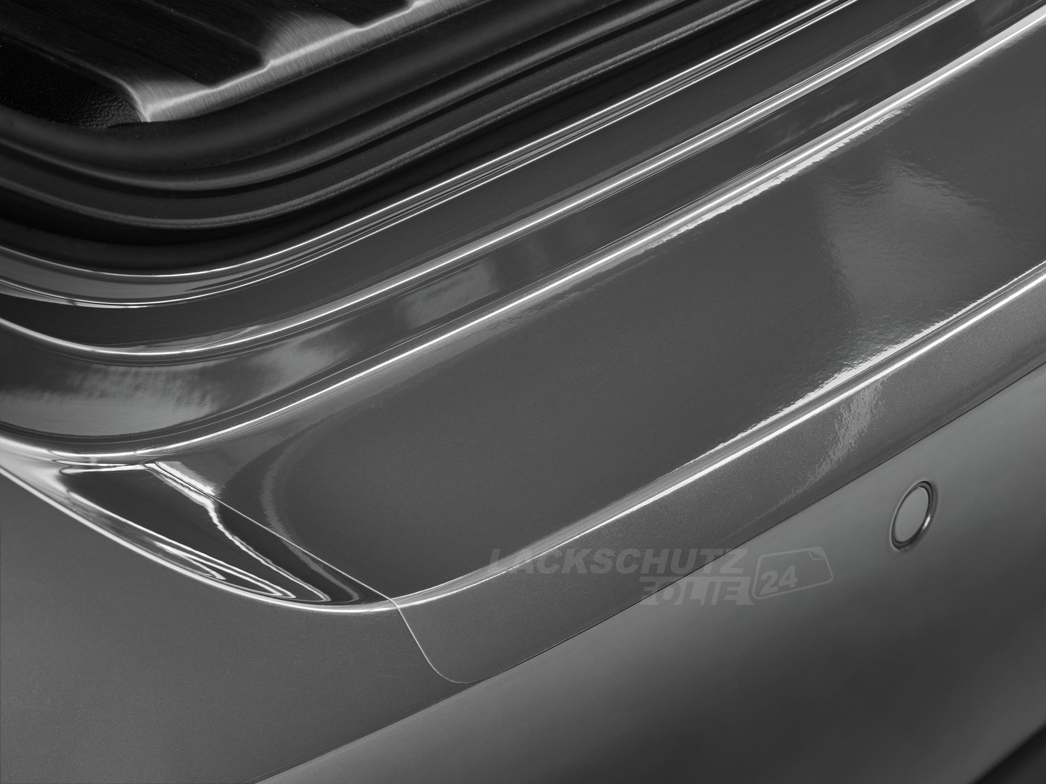 Ladekantenschutzfolie - Transparent Glatt Hochglänzend für Hyundai Kona Hybrid, BJ 11/2017-10/2020