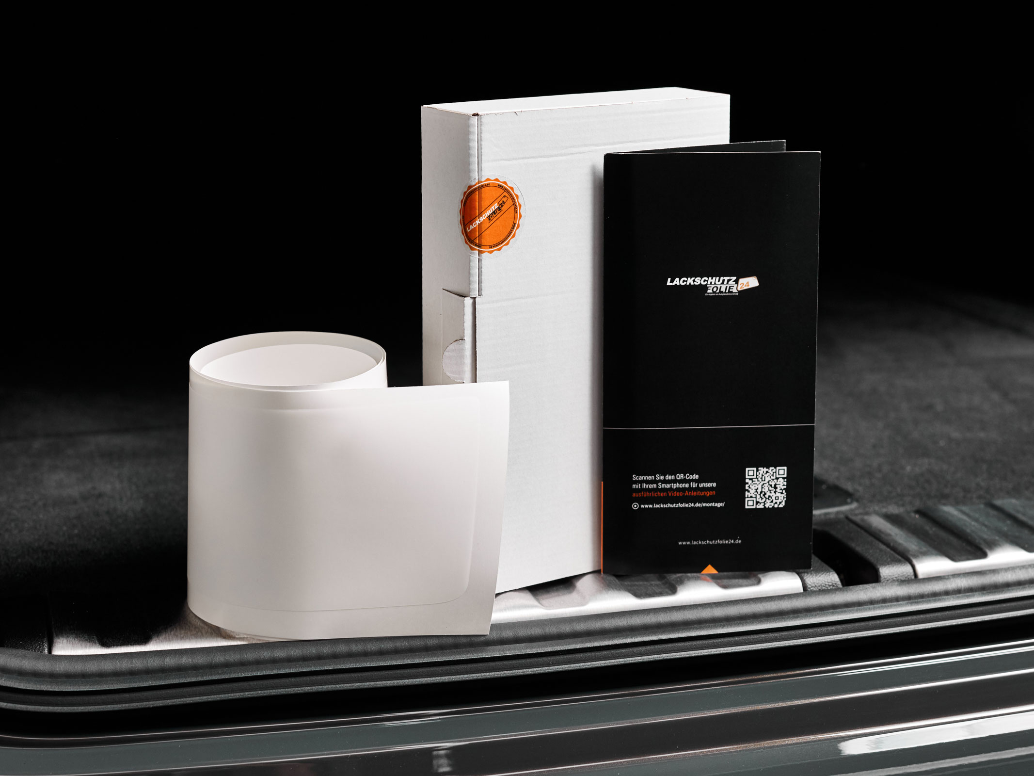 Ladekantenschutzfolie - Transparent Glatt MATT 110 µm stark  für BMW MINI Typ F55/F56, ab BJ 03/2014 + Facelift