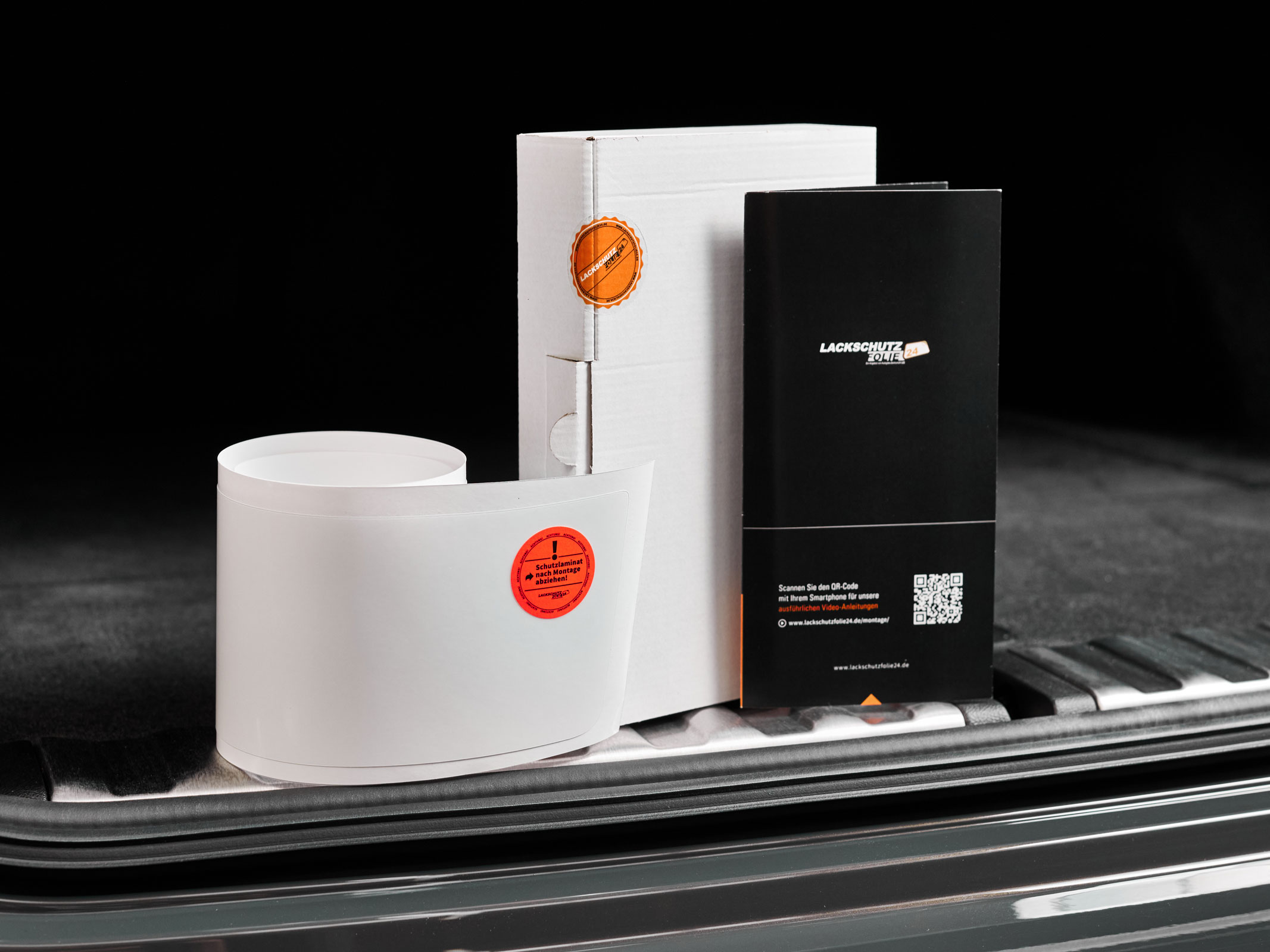 Ladekantenschutzfolie - Transparent Glatt Hochglänzend für Renault Twingo  (II) Phase 2, BJ 2012-2014