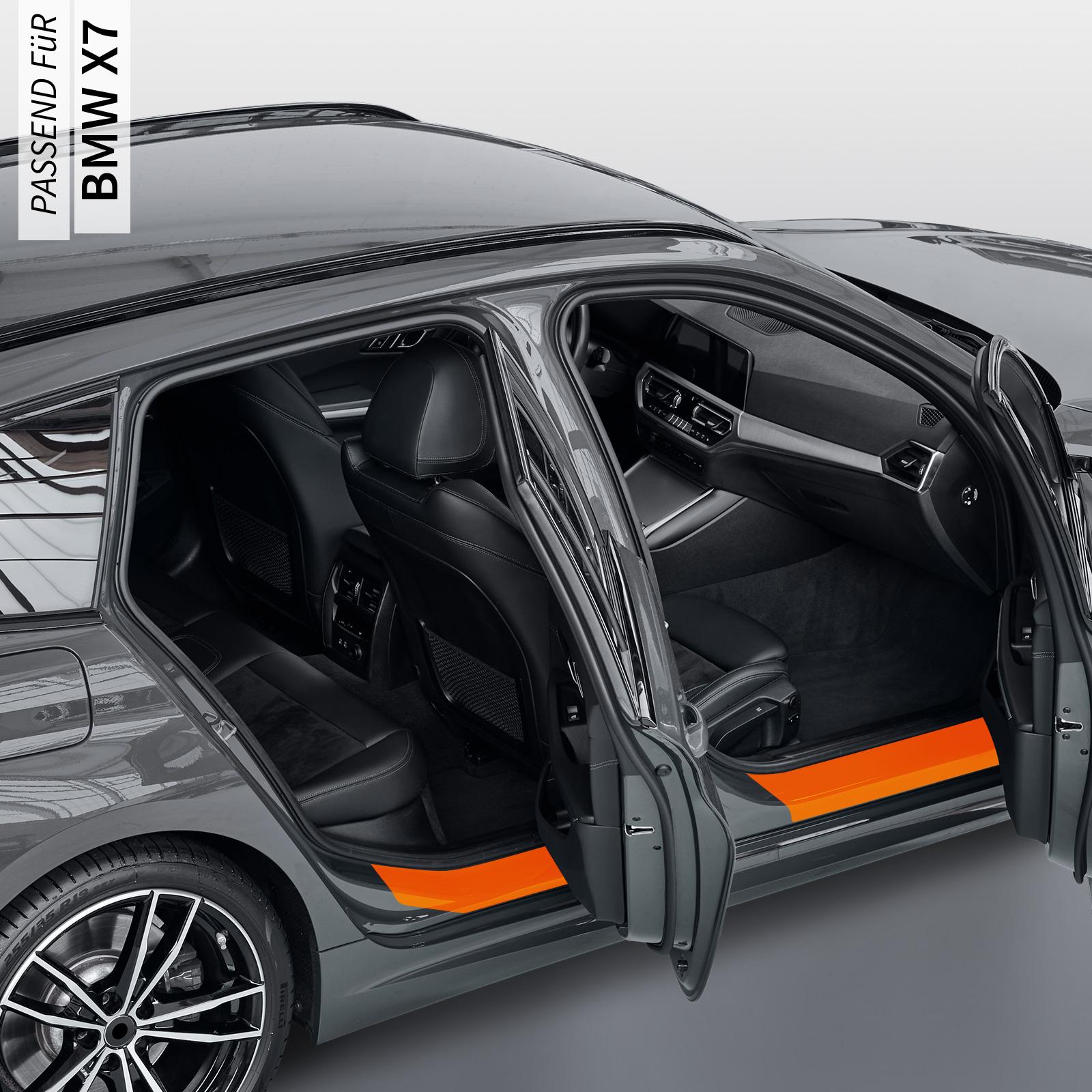 Einstiegsleistenschutzfolie für BMW X7 Typ G07, Facelift, M-PAKET, ab BJ 08/2022