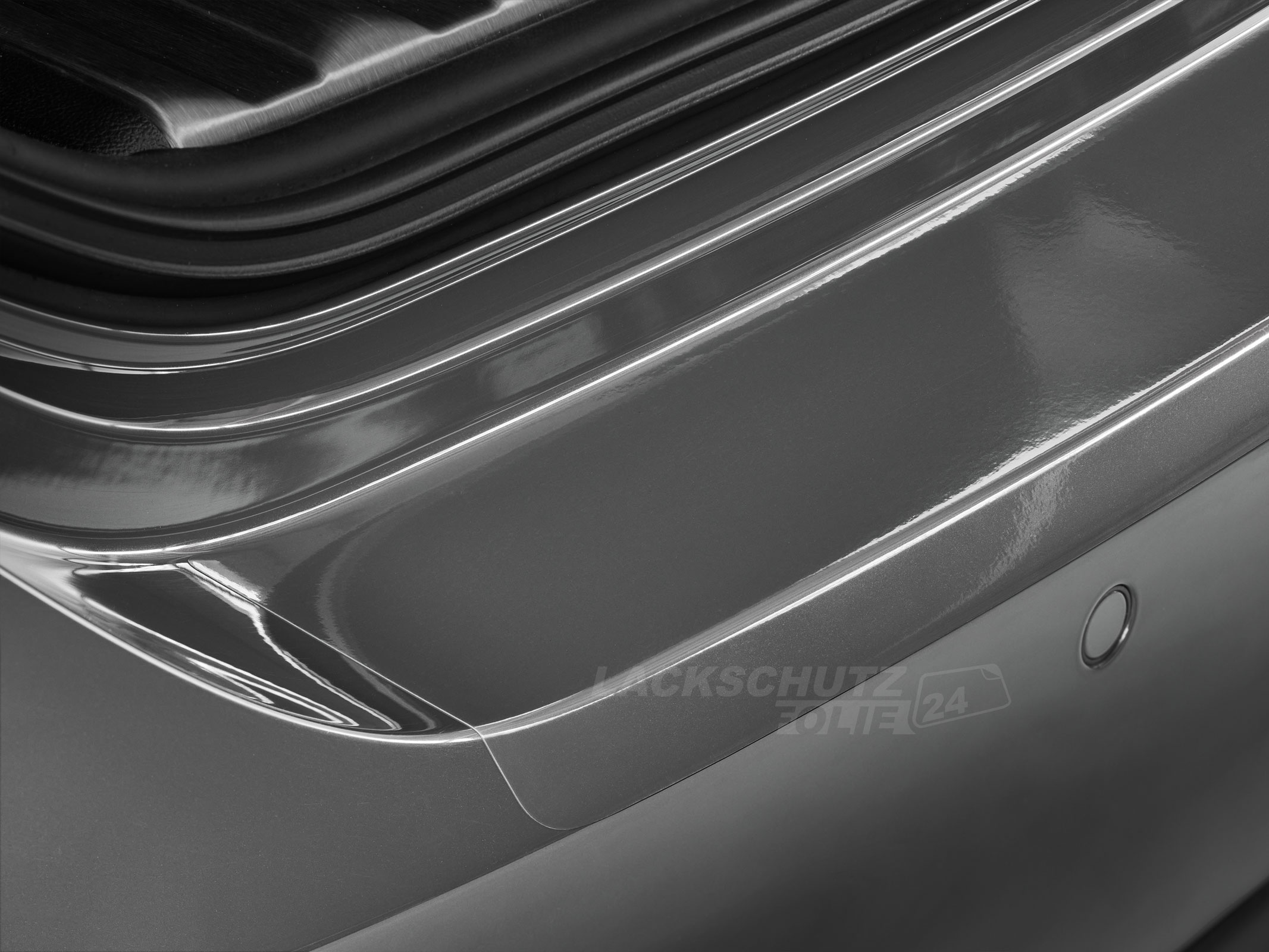 Ladekantenschutzfolie - Transparent Glatt Hochglänzend 240 µm stark für Dacia Sandero (I) Typ BS, BJ 2009-2012