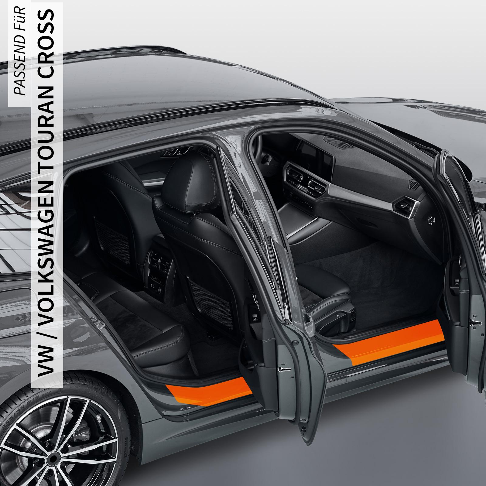 Einstiegsleistenschutzfolie für VW / Volkswagen Touran CROSS (I) Typ 1T/GP2, BJ 2011-2015