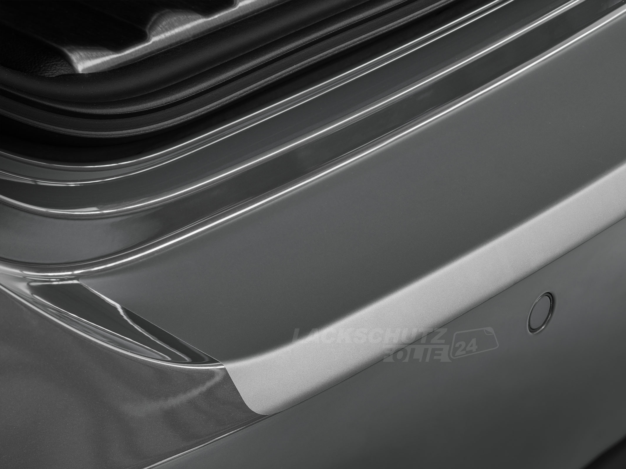 Ladekantenschutzfolie - Transparent Glatt MATT 110 µm stark  für Hyundai Kona Elektro, BJ 2018-10/2020