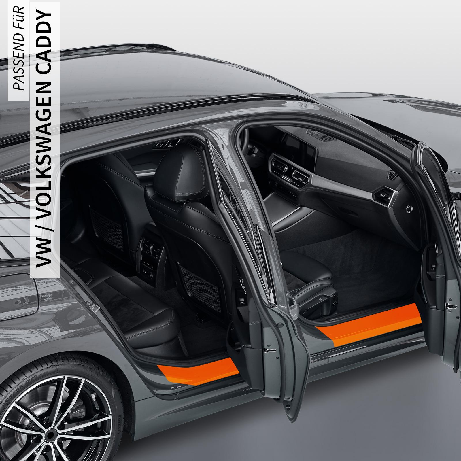 Einstiegsleistenschutzfolie für VW / Volkswagen Caddy (IV) 1.Facelift, Typ 2K, BJ 2010-2015
