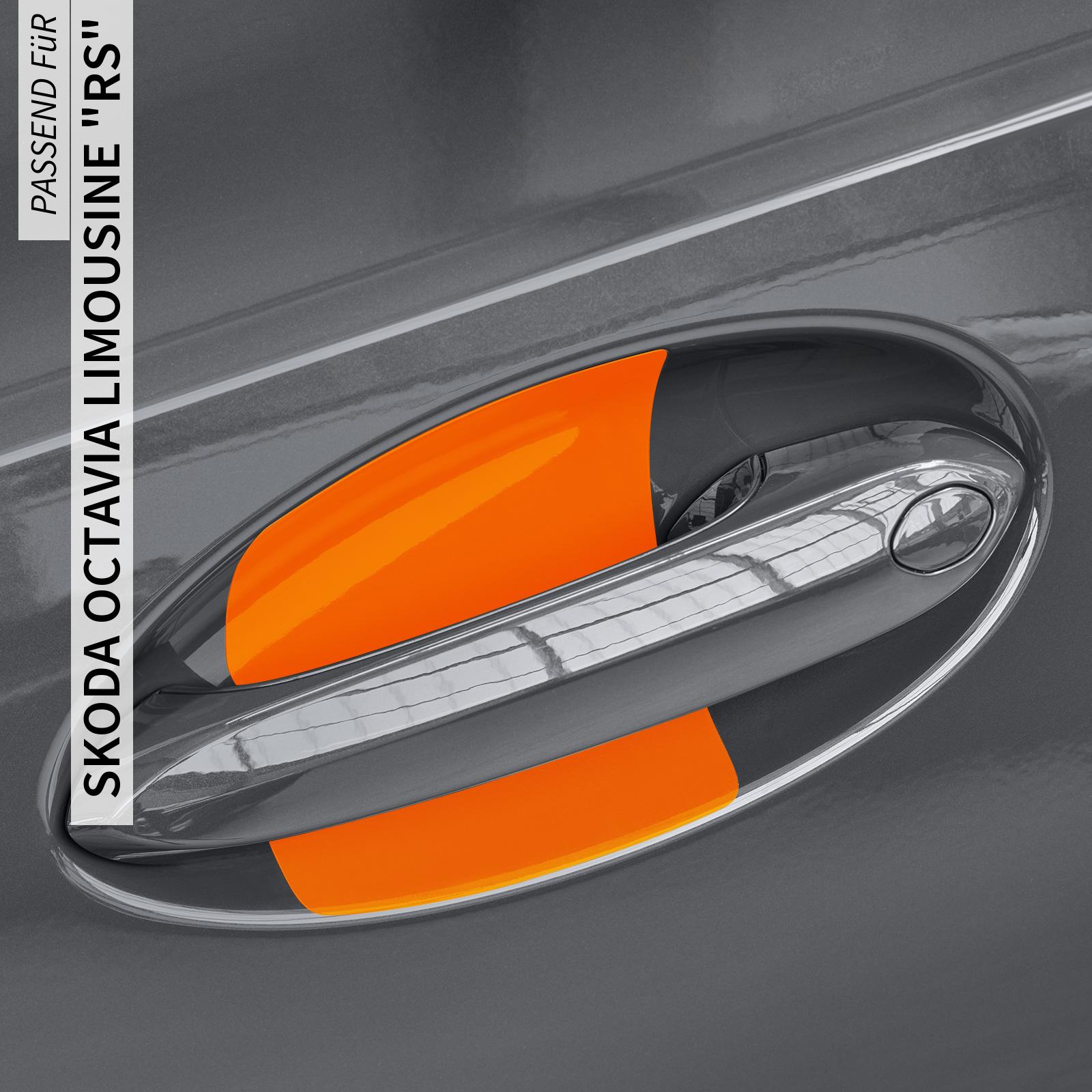 Griffmuldenschutzfolie (Set) für Skoda Octavia Limousine "RS" (IV) ab BJ 04/2020 + Facelift