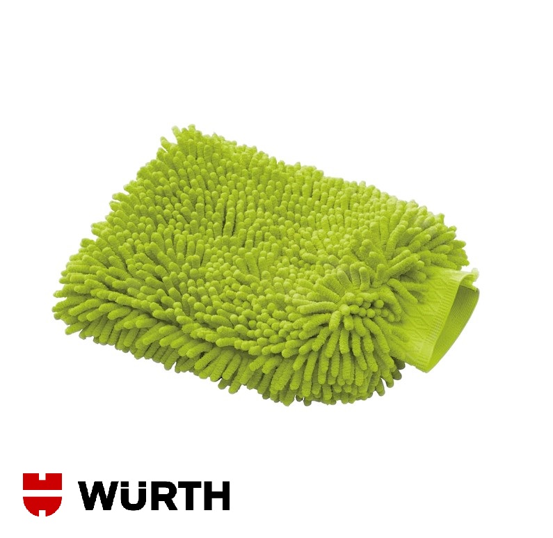 WÜRTH- XXL-Auto-Wasch-Handschuh "Wuschel" + 1 Microfasertuch Classic Gratis