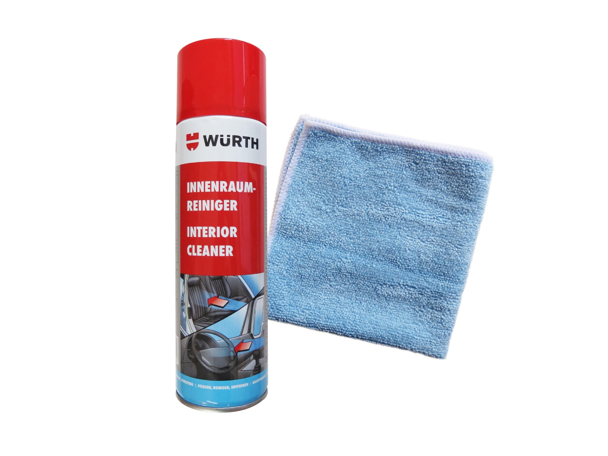 WÜRTH- Innenraumreiniger + 1 Microfasertuch Classic Gratis