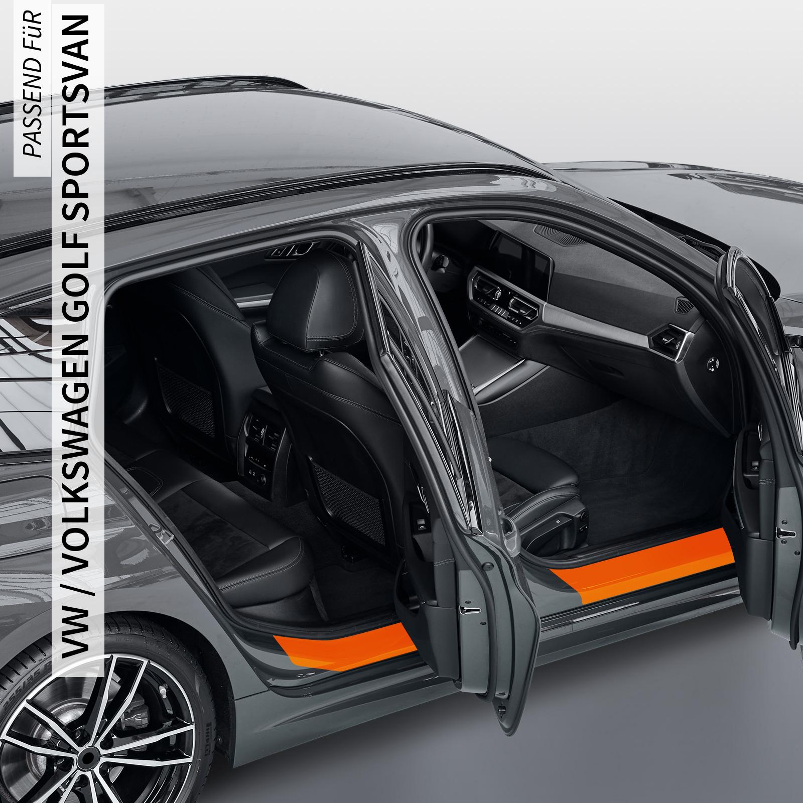 Einstiegsleistenschutzfolie für VW / Volkswagen Golf Sportsvan ab BJ 04/2014