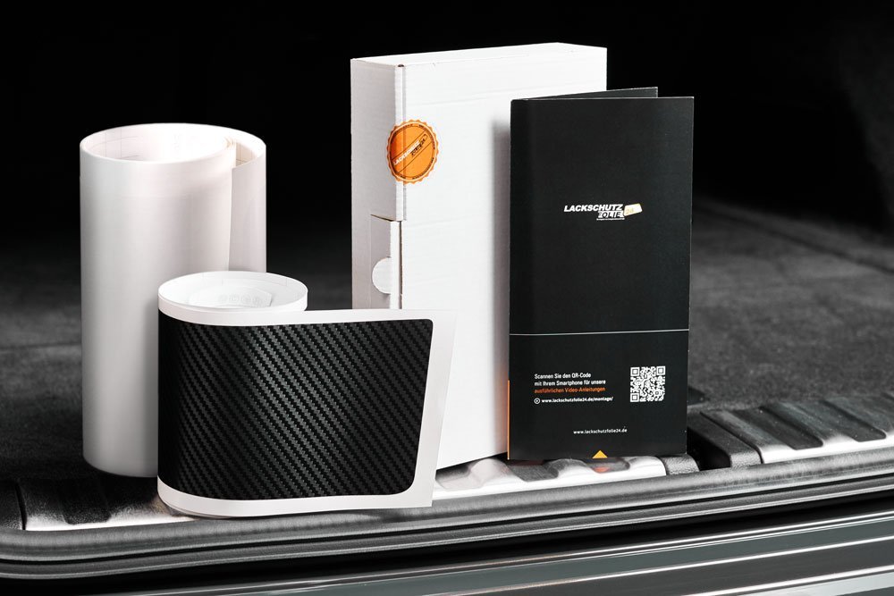 Set mit Lack- + Ladekantenschutz Volvo XC60 passend lasergeschnitten zur einfachen Selbstmontage