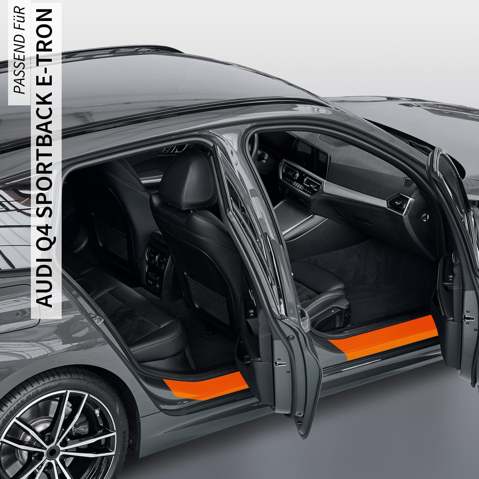 Einstiegsleistenschutzfolie für Audi Q4 Sportback e-tron Typ FZ, ab BJ 04/2021